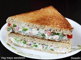 Mayonnaise Sandwich How To Make Veg Mayo Sandwich Recipe Vegetable Sandwich Recipes Mayonnaise Sandwich Bread Snacks Recipe