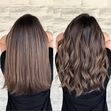 Los Angeles Hairstylist Color On Instagram Curl Vs Straight Color Correction By Andrewlovescolor Bef Brunette Hair Color Hair Styles Curly Hair Styles