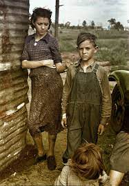 Pin On The Great Depression Colorized