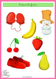 Entoure Les Fruits Exercice Maternelle Maternelle Fiches De Travail Pour Maternelles