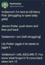Omg Finally Something About That Night That Doesn T Make Me Want To Slam My Head Into A Wall Harry Potter Universal Harry Potter Puns Harry Potter Memes