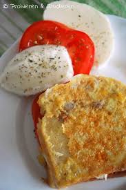 Herzhafte Arme Ritter Caprese Sandwich Ein Blog Mit Rezepten Fur Die Vegetarische Studentenkuche Bunt Gesund Und Schn Arme Ritter Lebensmittel Essen Essen