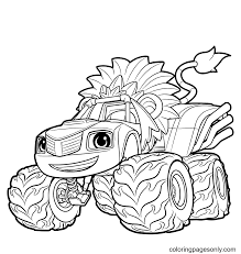Quickly and easily find what the colors your favorite web page or any web page on the internet uses so you can incorporate them onto your page. Lion Monster Truck Coloring Pages Monster Truck Coloring Pages Coloring Pages For Kids And Adults