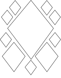Zentangle coloring pages for kids. Diamond Shape Pattern Coloring Pages Kids Play Color