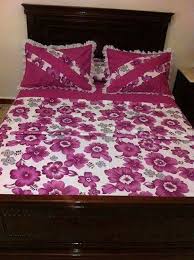 Pin By Ferroudja Messaoudi On Bedding Ideas Homemade Bed Sheets Designer Bed Sheets Bed Cover Design