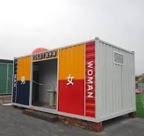 2024 Mobile Toilets Prefabricated Container House Outdoor Public Park  Washrooms Environmental Protection Public Toilets Temporary Portable Toilet