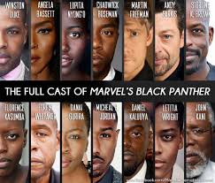 Cast order of music video is always correct, movie and tv series cast is always messed. Amarvelfangirlthings The Full Confirmed Cast Of Black Panther Black Panther Black Panther Marvel Marvel