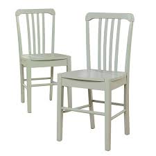 2 Sauder Furniture 415253 Original Cottage Slat Back Chairs In Rainwater Finish In 2020 Sauder Furniture Furniture Chair
