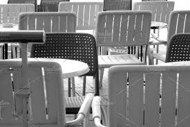 Empty Chairs In 2020 Chair Cafe Empty