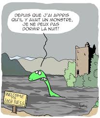 Histoire du monstre du lac. Le Monstre Du Loch Ness Von Karsten Schley Philosophie Cartoon Toonpool