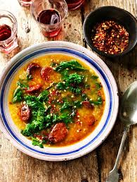 Caldoverde Chorizo And Potato Kale Soup Food