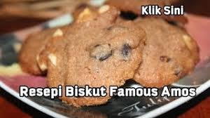 Bila lalu je sebelah kedai jual biskut famous amos ni, mesti teringin. Resepi Biskut Famous Amos Biskut Raya Youtube