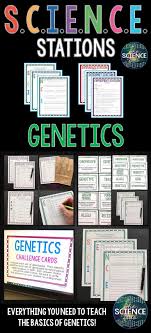 Genetics S C I E N C E Stations In 2020 Scientific Method Science Lab Safety Science Safety