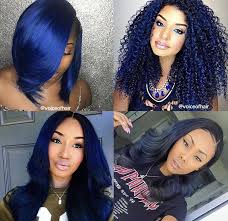 Best Images Of Blue On African American Women Bold Hair Color Hair Color For Black Hair African American Hair Color