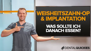Hunger Das Solltest Du Nach Einer Weisheitszahn Op Oder Implantation Essen Youtube