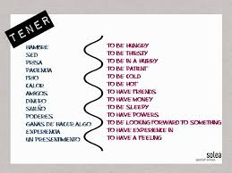 Tener Y Su Traduccion Al Ingles Verbo Tener Vocabulario En Ingles Ingles