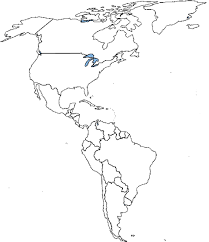 Map Of North And South America For Kids Coloring Home