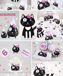 Check spelling or type a new query. Cat Themed Birthday Party Printable Set Girl Black White Press Print Party In 2021 Kitten Party Cat Themed Birthday Party Cat Party Decorations