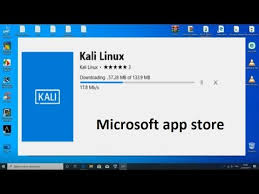 Install Kali Linux From Microsoft App Store In Windows 10 Youtube
