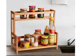 Then and there, it also saves much of the space on the kitchen counter. Natural Bamboo Spice Rack Freestanding Kitchen Cutlery Storage Organizer Holder Shelf Spice Racks China Spice Racks And Kitchen Racks Price Made In China Com