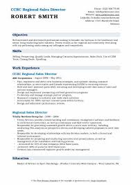 Luckily, if you're a sales professional looking for a new job in the near future, the u.s. Regional Sales Director Resume Samples Qwikresume
