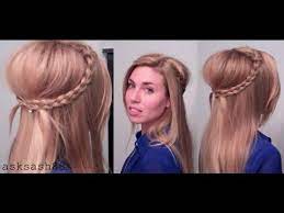 70 S Inspired Hairstyle Long Hair Styles Easy Braids 70s Hair