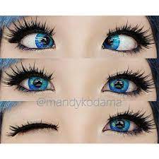 Basic anime eye tutorial 1. Sweety Anime Blue Best Blue Contacts For Cosplay Uniqso
