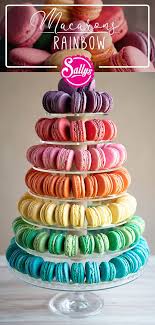 Sallys Bunte Macarons Auf Etagere Blaubeere Kirsche Himbeere Maracuja Zitrone Limette Tonka Macarons Limetten Himbeeren