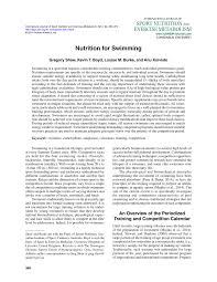 pdf nutrition for swimming