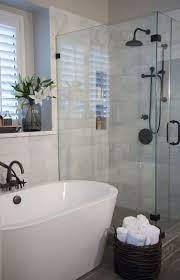 Before After A Confined Bathroom Is Uplifted With Bountiful Space Designed Bathtub Remodel Bathrooms Remodel Small Master Bathroom