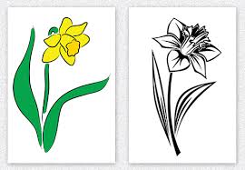 Colors dripping down into the next flower with bright colors popping and bringing a bit of light to. 13 Daffodil Tattoo Designs And Their Meanings Thoughtful Tattoos