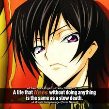 Then when he asks him for an explanation, he withdraws lelouch's right to be an heir and banishes. Anime 992006 Lelouch Lamperouge Anime Quote And Code Geass On Favim Com
