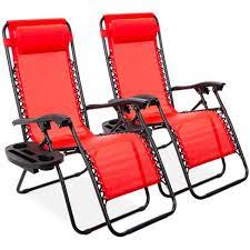 If you like to get an occasional massage, you could look at these. Best Choice Products Set Of 2 Adjustable Zero Gravity Lounge Chair Recliners For Patio Pool W Cup Holders Target
