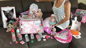 Lola Y Su Mama 100 Accesorios Para Bebe Nenuco De Juguete Y Las Nuevas Munecas Bebes Trillizas Youtube