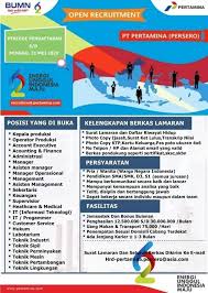 30.11.2020 · lowongan kerja pt kilang pertamina balikpapan terbaru. Lowongan Kerja Driver Blu Mist Car Wash Pertamina Kurir Ninja Xpress Bag Pengiriman Mekanik Sepeda Motor Rsu Bunda Di Malang Lowongan Kerja Terbaru