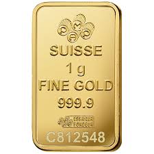 How much is gold worth today? 1 Gram Pamp Suisse Gold Bar 9999 Fine