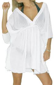 Women Beachwear Swimwear Dress Cover Ups White Sequin Caftan Us 14 24w Cd11dwt2po7 In 2020 Swimwear Beachwear Beachwear For Women Beachwear