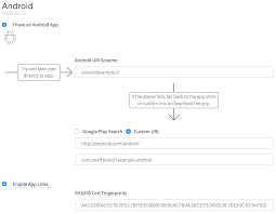 Android Sdk Branch Docs