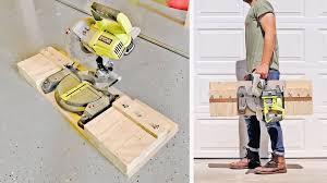 Portable Miter Saw Station Modern Builds Mitre Saw Station Diy Table Saw Mitre Saw Stand