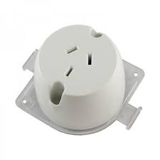 Wall surface mount electrical outlet. Surface Mounted Socket Outlet 10a 250v Ac Connected Switchgear