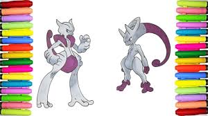 Check spelling or type a new query. Pokemon Coloring Mega Mewtwo X And Y Youtube