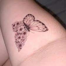 Butterfly Tattoo Fake Tattoo Black And White Butterflies Tattoo Girly Tattoo Big Tattoo Girl Temporary Tattoo By Temp Tat Girly Tattoos Small Girly Tattoos Butterfly Foot Tattoo