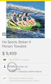 They may be set by us or by third party providers whose services we have added to our pages. Sporting Goods 2 Ho Sports Striker 4 Person Tube 3 Or 4 Riders Towable Supports 1 Water Sports