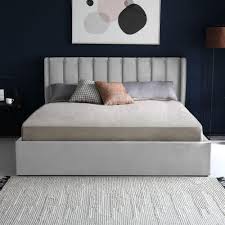 Explore our huge inventory of queen and king size platform bed with drawers. Adele Velvet Storage Bed Frame Online Bedroom Furniture Sg Bedandbasics