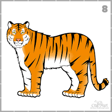 How To Create A Nice Drawing Of A Tiger For Beginners Craft Mart Easy kids drawing lessons : nice drawing of a tiger for beginners