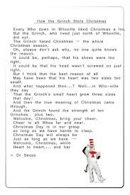 Grinch Poem Christmas Poems Grinch Stole Christmas Grinch Christmas