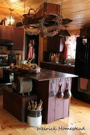 primitive kitchen, primitive decorating