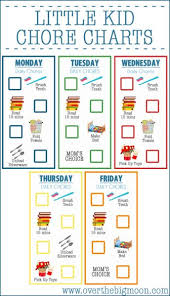 51 Logical Visual Chore Chart Printable