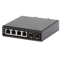 Industrial 4-Port Gigabit Ethernet PoE++ Switch with 2 SFP Ports