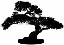 Banners in japanese style sumie. Bonsai Tree Silhouette Silhouette Art Tree Silhouette Japanese Art Ink